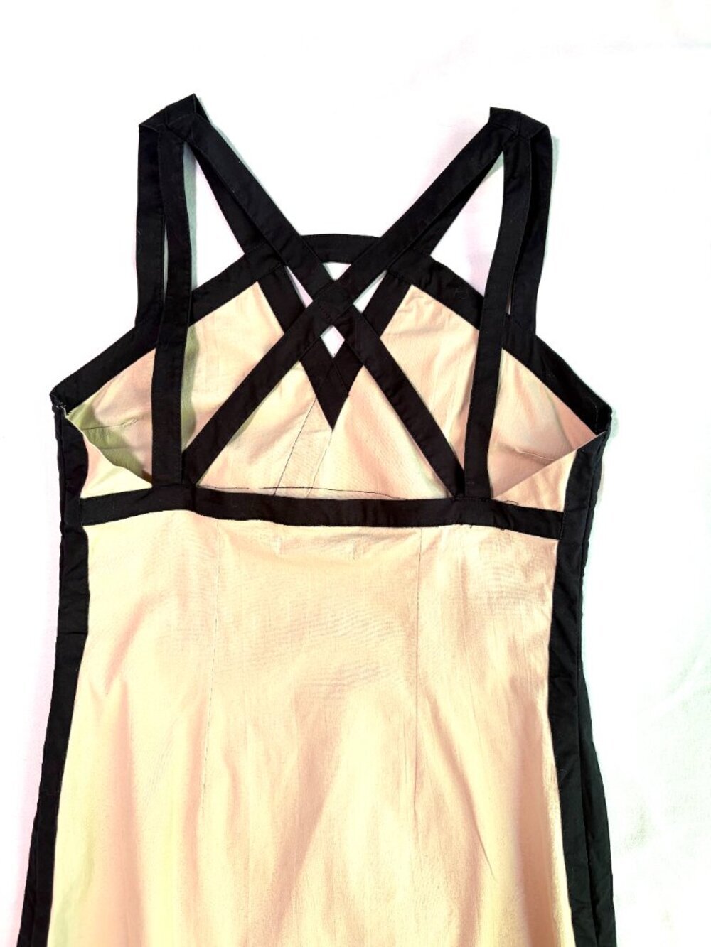 Pygmees mini dress L colorblock stretch - Picture 6 of 9